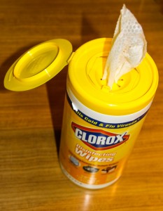 Cold and flu viruses are lurking on every surface during flu season. Clorox Disinfecting Wipes kill 99.9% of bacteria in 30 seconds and leave your home smelling lemon fresh.