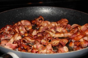 Bacon is the best meat on the planet and is delicious.