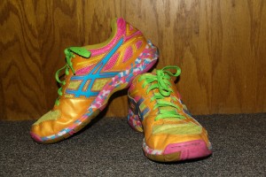 I love bright colors and like to wear these shoes.
