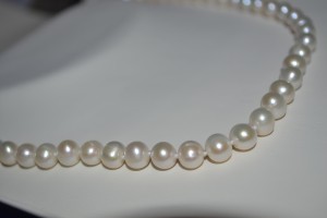 Classy ladies wear pearls - not sweats. I love dressing up.