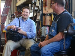McGinn interviews Greene County farmer and steam tractor expert Nick Foster.