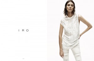Kati Nescher: Model for clothing brand IRO