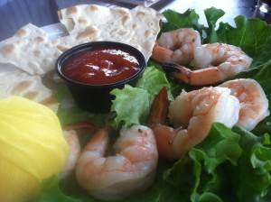 "Jumbo" shrimp. Maybe they were being ironic.