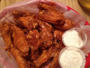 Hot wings and sour cream ranch 