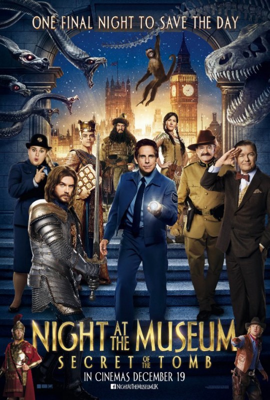 Movie Review: Night at the Museum: Secret of the Tomb
