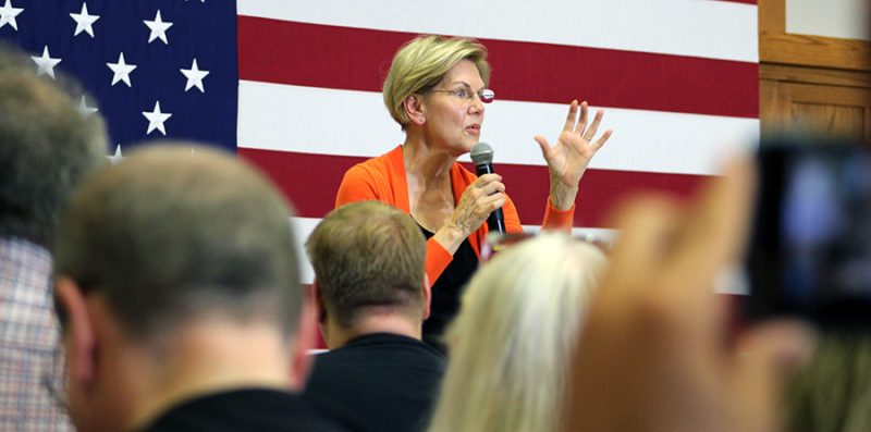 Warren describes plans to clean up government