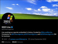 Live-Posting Past Events, As If It Were Today